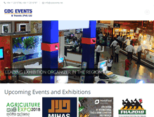 Tablet Screenshot of cdcevents.net